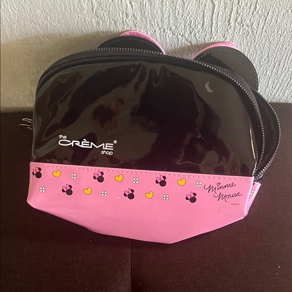 # 0743+ Pink Polka Dot Bow Cosmetic Bag - Picture 2 of 5